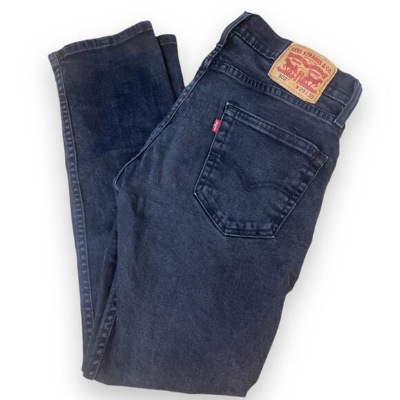 Levi's Other - LEVI'S 502 Black Denim/Jeans. Tapered Leg. Size 29 Waist; 30 Length